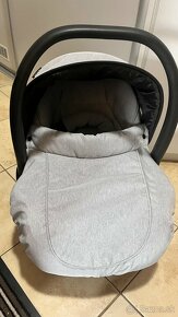 Kočík 3v1 Roan Bloom Grey Dots + ISOFIX základňa na vajíčko - 12