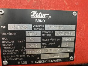 ZETOR 16045 CRYSTAL 1984 VIN 87AF - 12