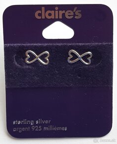 Strieborne nausnice - Claires - 12