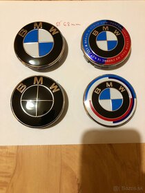 Stredové krytky(pukličky) BMW,Alpina - priemer 56,60 a 68 mm - 12