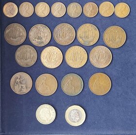 Zbierka mincí - Anglicko,Spojené Kráľovstvo, Veľká Británia - 12