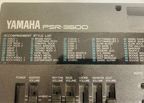 Predam Yamaha PSR-3500 Portatone Keyboard - 12