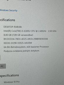 Panasonic CF-D1 výkonný turbo tablet I5 6300 - 12