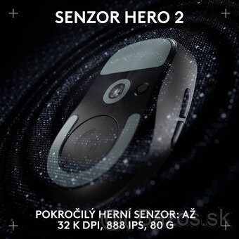 Predám novú hernú myš Logitech Pro superlight 2 Dex - 12