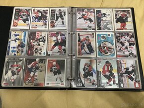 Album NHL hokejových kartičiek 90.s,00.s,10.s - 12