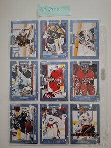 Hokejové karty - brankári COMPENDIUM BLUE - 12
