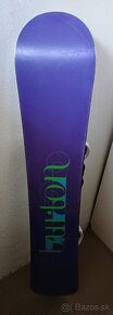 156 cm krasny damsky snowboard BURTON EZ V-ROCKER - 12