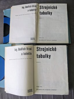 Strojně technická příručka (2x) + strojnické tabuľky (2x) - 12