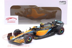 2X MCLAREN MCL36 2022 NORRIS A RICCIARDO SOLIDO 1:18 - 12