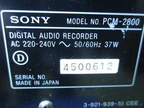 Sony PCM 2800 - 12