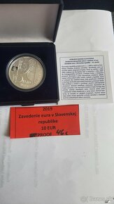 Slovenske strieborne proof mince 10 a 20 Euro - 12