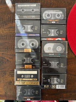 25 x TDK, Maxell, AGFA, BASF, FUJI Audiokazety - 12