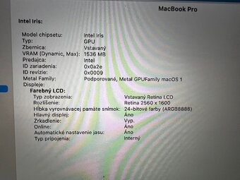 Apple MacBook pro 13” RETINA + obal /SUPER CENA/ - 12