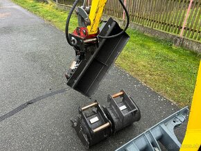 Minibagr Wacker Neuson ET16 hyd.podvozek+svahovka,2500mth - 12