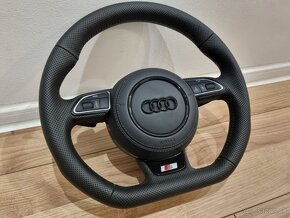 AUDI RS PERFOROVANY ZREZANY VOLANT MULTIFUNKCNY - 12