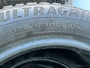 PREDÁM 4 kusy zimné pneumatiky GOODYEAR 195/55 R16 87H - 12