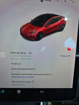 Predam - Tesla Model 3 LongRange, 4x4, 2019,plne FSD, - 12