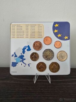 BU sady eurominci, euro mince 1 cent- 2€ nie PROOF - 12