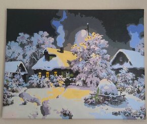 Ručne maľované obrazy 40x50 akrylom - 12