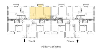 3 izbový byt  (68 m²) B103 na prízemí v NOVOSTAVBE, Kolárovo - 12