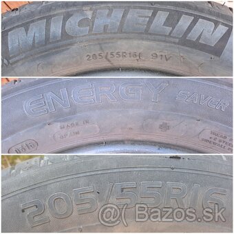 205/55 R16 ZIMNÉ 6mm Goodyear - Michelin V-dezén aj LETNĚ - 12