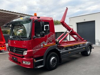 MERCEDES-BENZ ATEGO 1218 HÁKOVÝ NOSIČ KONTAJNEROV UZÁVIERKA - 12