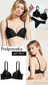 Čierna podprsenka Victoria’s Secret 80C - 12