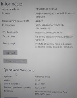 Herné PC AMD Phenom II X4 + príslušenstvo zdarma - 12