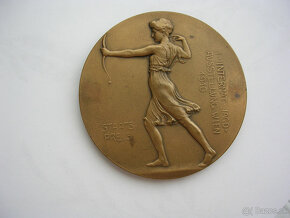 AE medaila 1910 I.medzinárodná lovecká výstava Viedeň FJI. - 12