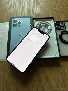 iPhone 13 Pro 128 gb Sierra Blue v záruke + príslušenstvo - 12