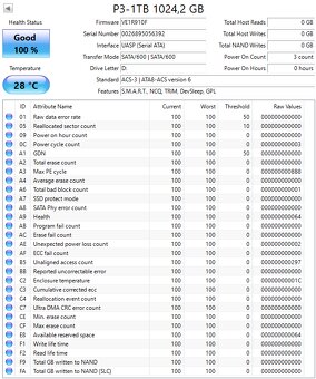 2,5" SSD Samsung / Intenso / SP / EMTEC / Kingspec 1TB - 12