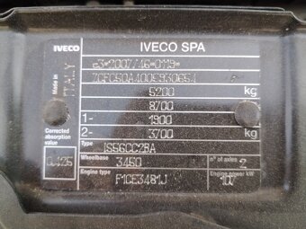 Iveco Daily 50C15, motor 3,0, podvozek - 12