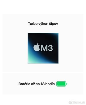 Apple Macbook M3 (2024) v záruke - 12