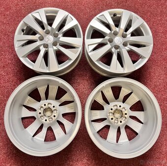 5x108 R17 Orig. alu disky Peugeot 3008 - 5008 / ET 42 - 12