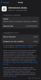 Apple Watch 9 45mm Cellular LTE GPS - nové, rok záruka - 12