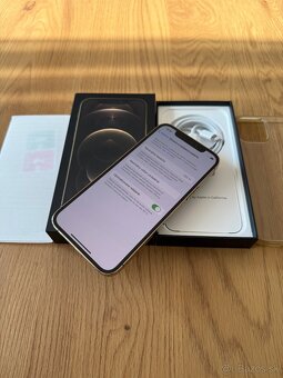 iPhone 12 Pro 128 gb Gold - komplet príslušenstvo, záruka - 12