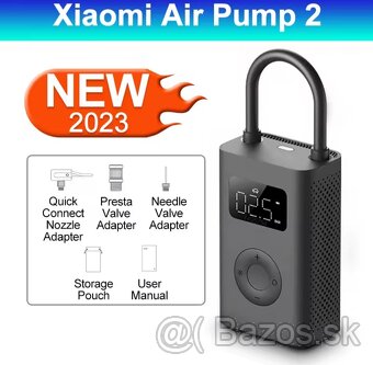 Kvalitný AKU Kompresor Xiaomi Mijia Air Pump 2 až 150PSI - 12