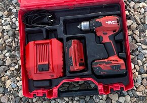 Hilti SF 4-A22 aku skrutkovač, 2x batéria, nabíjačka, kufor - 12