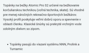 nove topanky na bezky ATOMIC prolink velkost 46 - 12