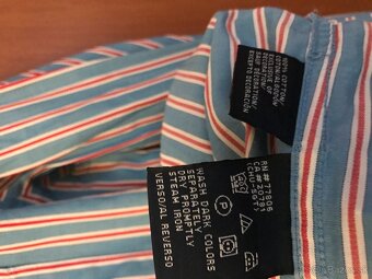 TOMMY HILFIGER originál farebná pánska kosela L/XL - 12