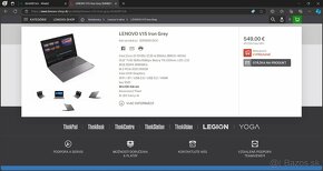 Lenovo V15-IML /Core i3-1011U/FHD/8GB RAM/2x SSD/Bat ok - 12