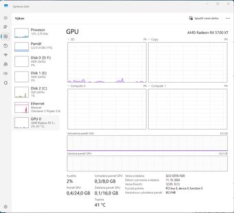 Predám herný počítač Ryzen 5 2600 + RX5700XT + 32gb RAM - 12