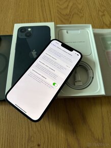 iPhone 13 128 gb Midnight v záruke + príslušenstvo - 12