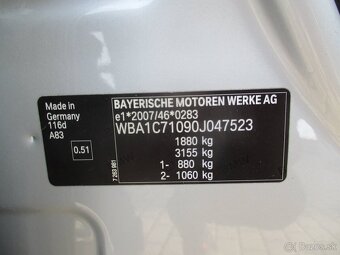 BMW 116d JOY 85kw Automat GPS 04/2014 - 12