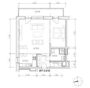 PREDAJ 2-IZB. BYT S BALKÓNOM, STUPAVA l č. 4/10 - 12