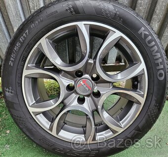 Atraktívna letná sada MAK - 5x110 R17 + KUMHO 215/55 r17 - 12