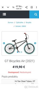 Bicykel GT bikes, freestyle. - 12