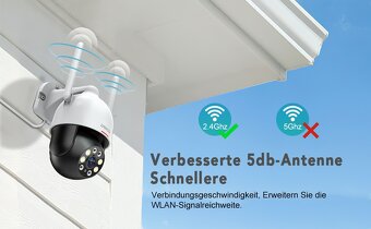 Vonkajšia WiFi monitorovacia kamera DEKCO DC5L QHD 2K - 12