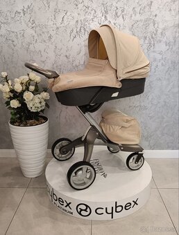 TROJKOMBINÁCIA LUXUSNÉ STOKKE XPLORY BEIGE MELANGE - 12