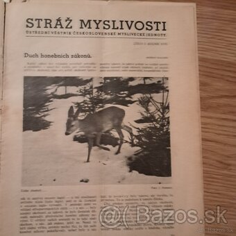 Staré časopisy Stráž myslivosti 1939 - 12